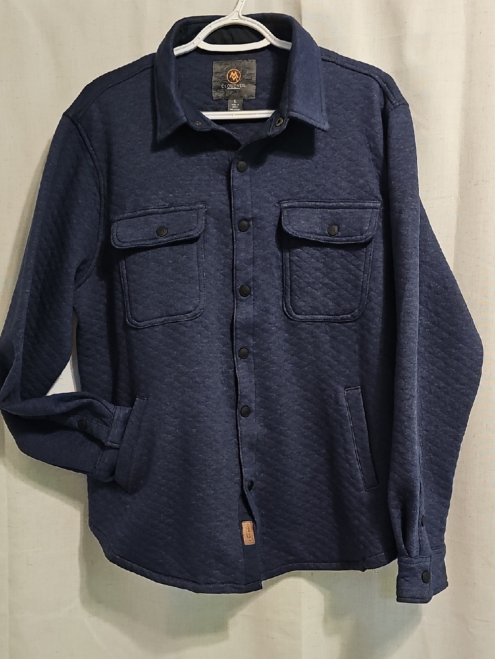 Cloudveil Women's Quilted Navy Shirt Jacket